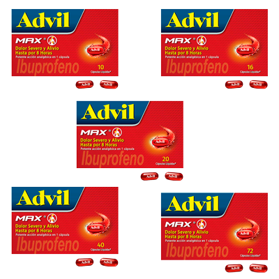 ADVIL MAX Cápsula blanda