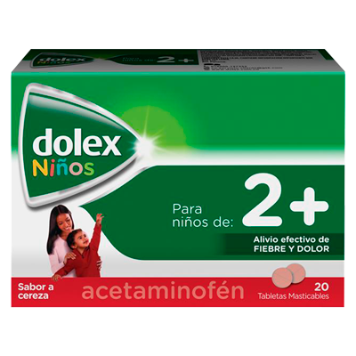 DOLEX NIÑOS 100 MG TABLETAS MASTICABLES Tabletas masticables