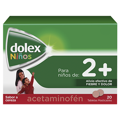 DOLEX NIÑOS 100 MG TABLETAS MASTICABLES Tabletas masticables
