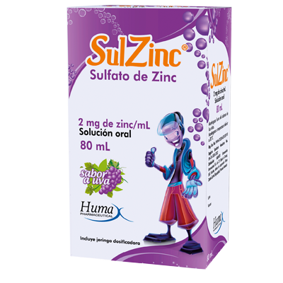 SULZINC  2MG / 80ML Solución oral