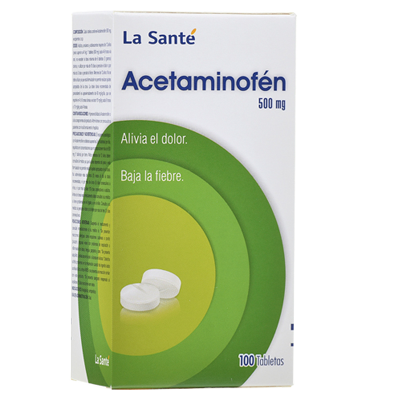 ACETAMINOFEN LA SANTE (PARACETAMOL) Tabletas