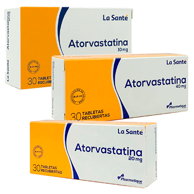 ATORVASTATINA LA SANTE Tabletas