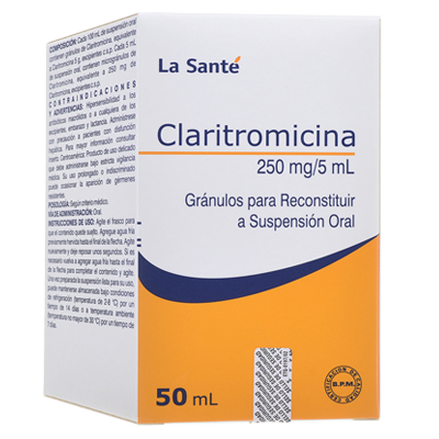 CLARITROMICINA LA SANTE Suspensión