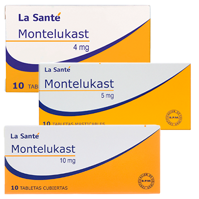 MONTELUKAST LA SANTE Tabletas masticables