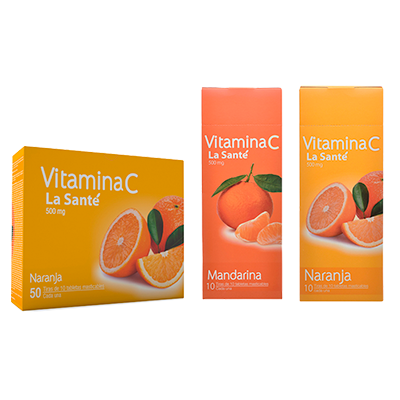 VITAMINA C LA SANTE Tabletas masticables