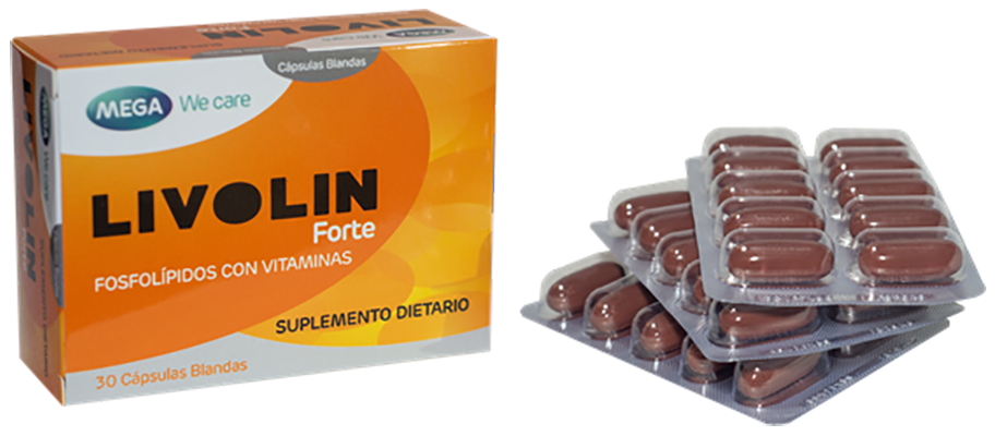 LIVOLIN FORTE Cápsula de gelatina blanda