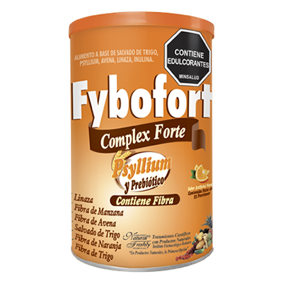 FYBOFORT® COMPLEX FORTE PSYLLIUM Y PREBIOTICO Alimento en polvo