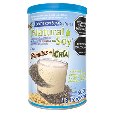 NATURAL SOY® SEMILLAS DE CHÍA Alimento en polvo