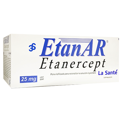 ETANAR Polvo liofilizado y solvente  para preparar solución inyectable