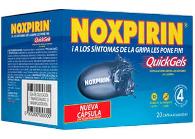 NOXPIRIN QUICKGELS Cápsulas líquidas