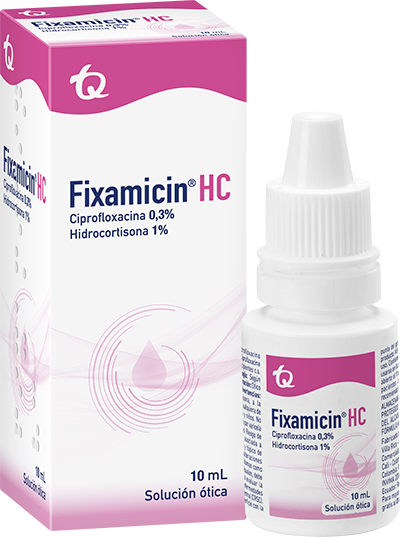 FIXAMICIN HC Gotas óticas