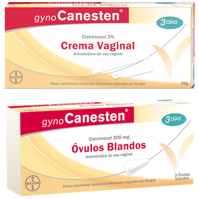 GYNOCANESTEN 3 / GYNOCANESTEN ÓVULOS Crema vaginal