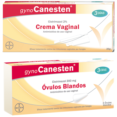 GYNOCANESTEN 3 CREMA / GYNOCANESTEN ÓVULOS 200 Y 500 MG Óvulos vaginales