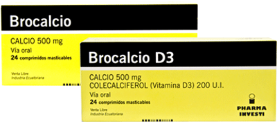 BROCALCIO / BROCALCIO D3 Comprimidos masticables