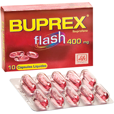 BUPREX FLASH 600 Y 800 MG Cápsula de gelatina blanda