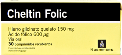 CHELTIN FOLIC Comprimidos recubiertos