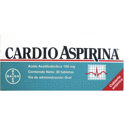 CARDIOASPIRINA Tabletas con capa entérica