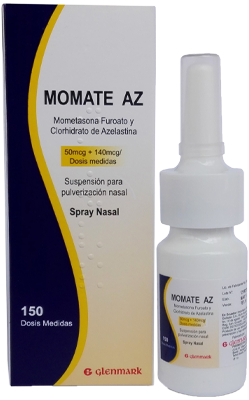 Mometasona Monaliz 50 mcg x 140 Dosis Spray Nasal Deva Holding Composición:  Mometasona