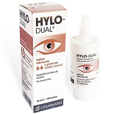 Hylo-Dual Colirio Solución Oftálmica - Frasco 10 mL - Boticas Hogar y Salud