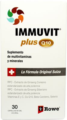 IMMUVIT PLUS Q10 Cápsulas de gel