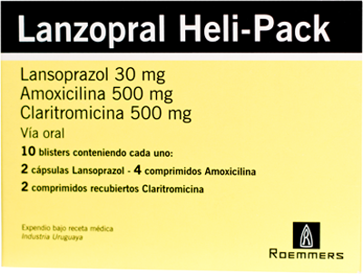LANZOPRAL HELI PACK Comprimidos