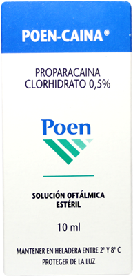 POENCAINA Solución oftálmica estéril