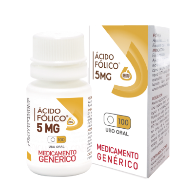 Acido Folico 5mg - Comercial Los Castillos