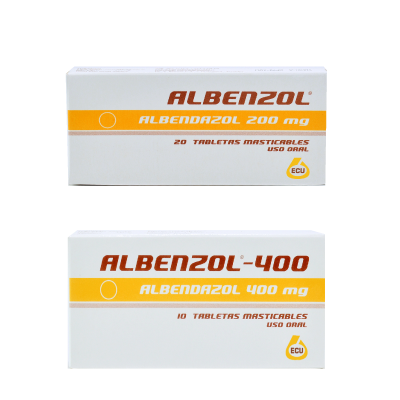 ALBENZOL Tabletas masticables