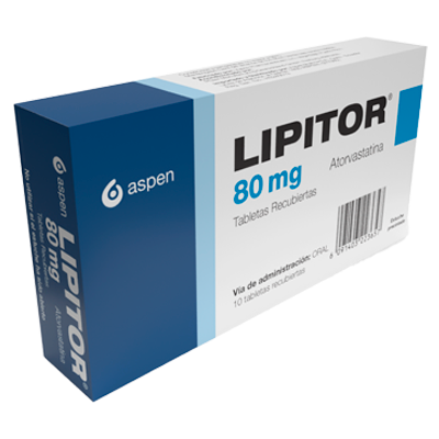 LIPITOR Tabletas recubiertas