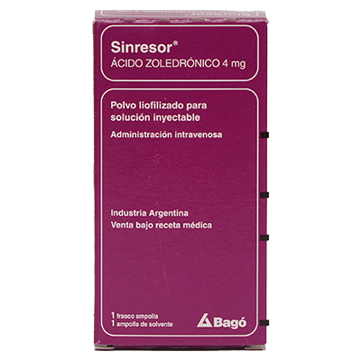 SINRESOR Liofilizado para solución inyectable