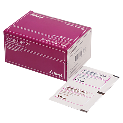 ULCOZOL RAPID 20 Polvo para suspensión oral
