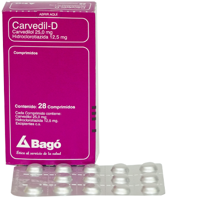 CARVEDIL D Comprimidos