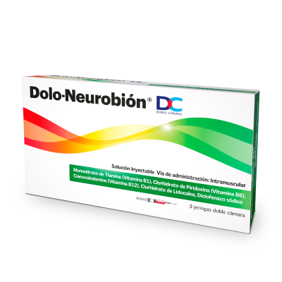 DOLO NEUROBION DC Jeringa de doble cámara