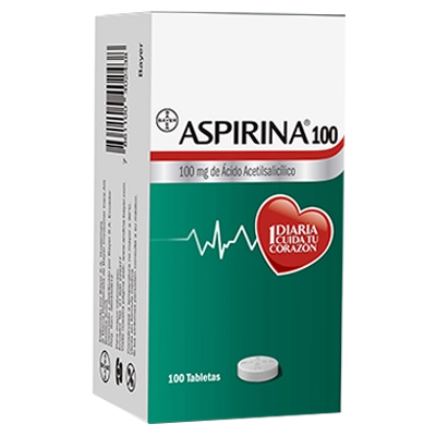 ASPIRINA 100 MG Tabletas