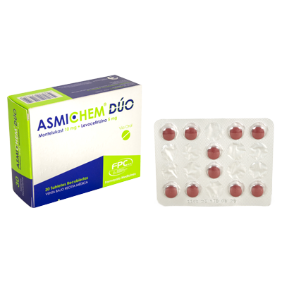 ASMICHEM DUO Tabletas recubiertas