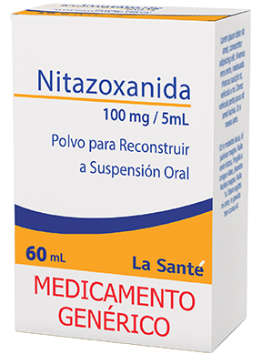 NITAZOXANIDA Polvo para preparar suspensión oral
