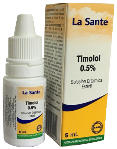 TIMOLOL OFTÁLMICO Gotas oftálmicas