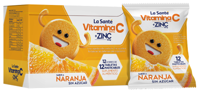 VITAMINA C Tabletas masticables