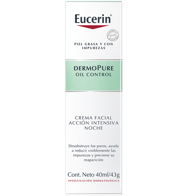 EUCERIN DERMOPURE OIL CONTROL CREMA FACIAL ACCIÓN INTENSIVA NOCHE Crema facial