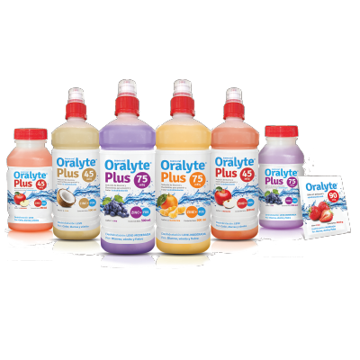 ORALYTE®/ ORALYTE® PLUS Solución de rehidratación oral