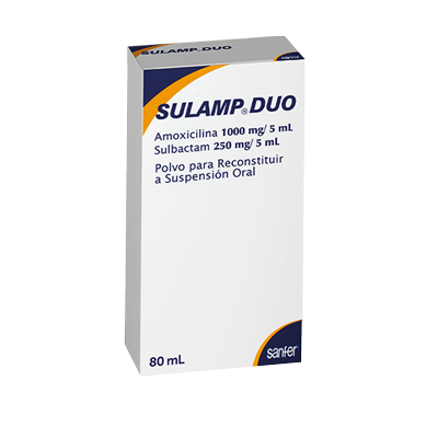 SULAMP DUO Polvo para reconstituir a suspensión oral