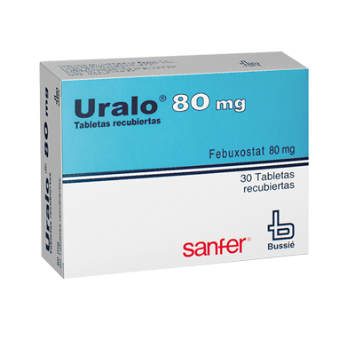URALO 80 MG Tabletas recubiertas