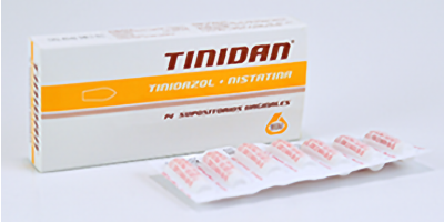 TINIDAN CON NISTATINA Supositorios vaginales