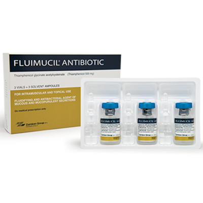 FLUIMUCIL ANTIBIOTIC Viales