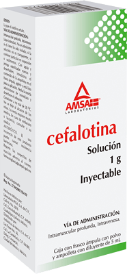 CEFALOTINA Solución inyectable