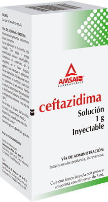 CEFTAZIDIMA Solución inyectable