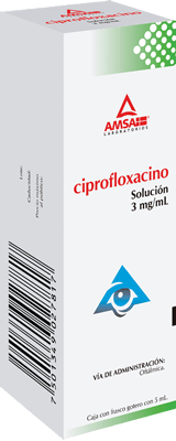 CIPROFLOXACINO Solución oftálmica