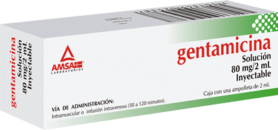 GENTAMICINA Solución inyectable