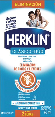 Tratamiento para Piojos Herklin Clásico 60ml