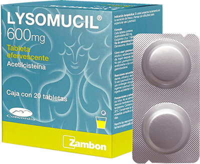 LYSOMUCIL Tabletas efervescentes